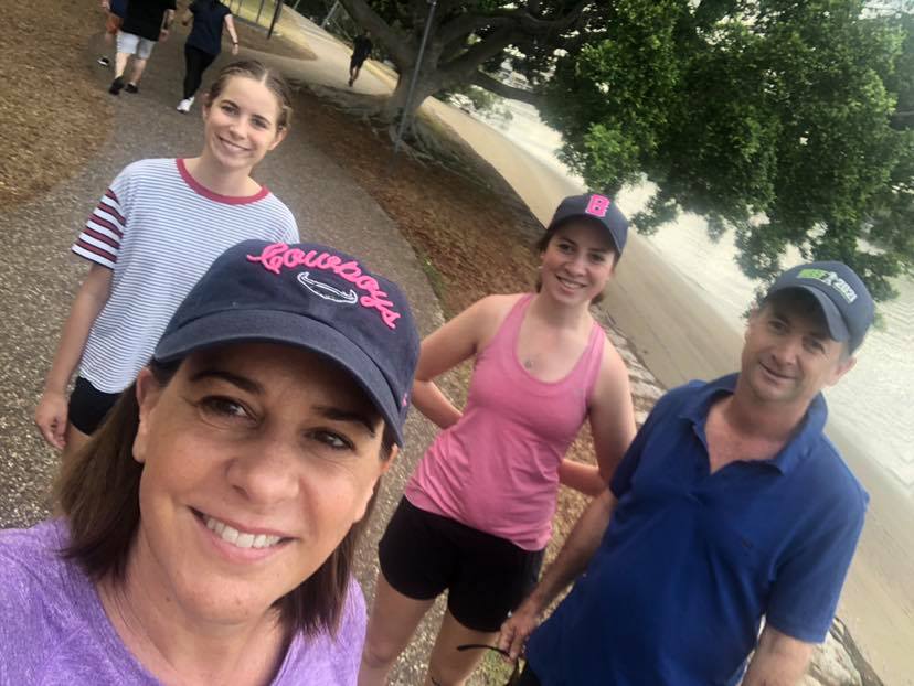 LNP leader Deb Frecklington shared a family photo on Facebook today.