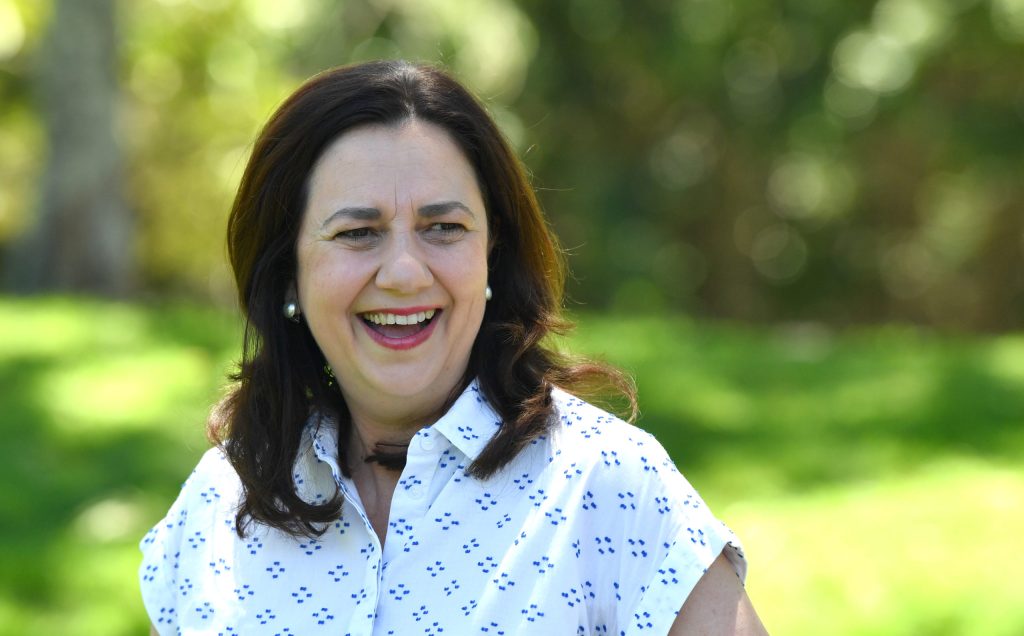 Premier Annastacia Palaszczuk. (Photo: AAP Image/Darren England) 