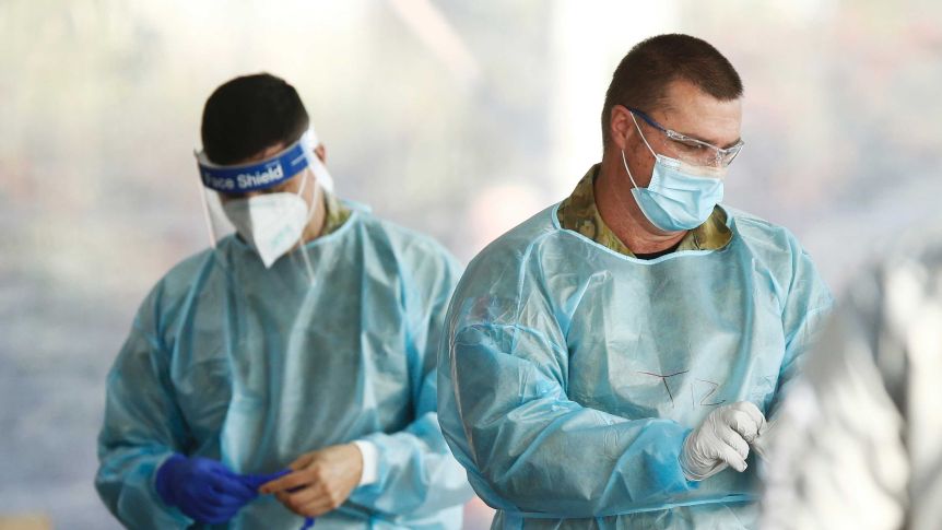 A British health chief has warned that the UK variant may spread more rapidly. (Photo: AAP)