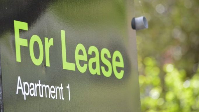 Property agents are processing multiple applications for one rental. Photo: ABC