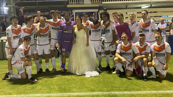 It was not a conventional wedding celebration, but a successful one. (Photo: ABC)
