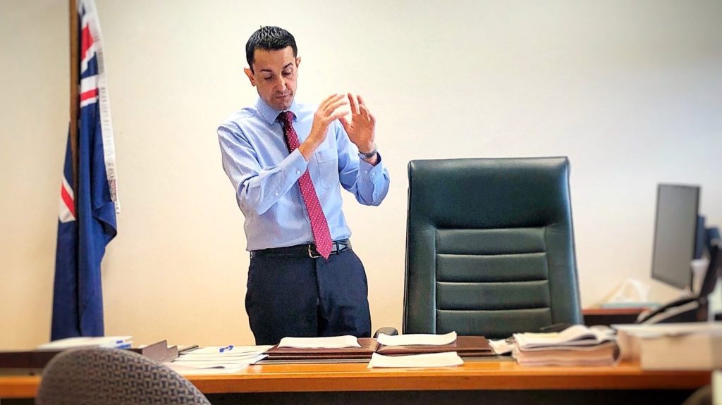 Liberal National Party leader David Crisafulli has successfully narrowed down the political discourse to focus on the government and its failings. (Photo: AAP)