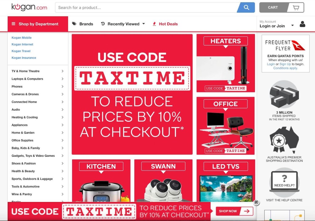 Thumbnail for Court slaps Kogan with big fine for ‘tax-time sale’ that wasn’t