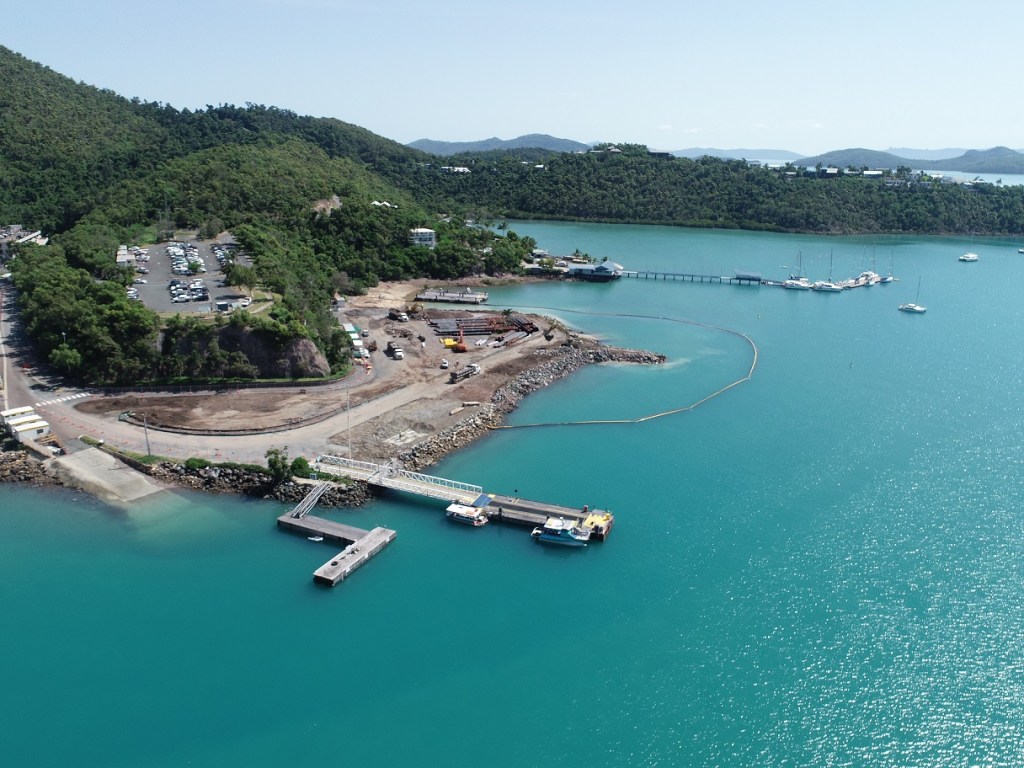 Thumbnail for Divers stitch together the foundations of Shute Harbour after cyclone