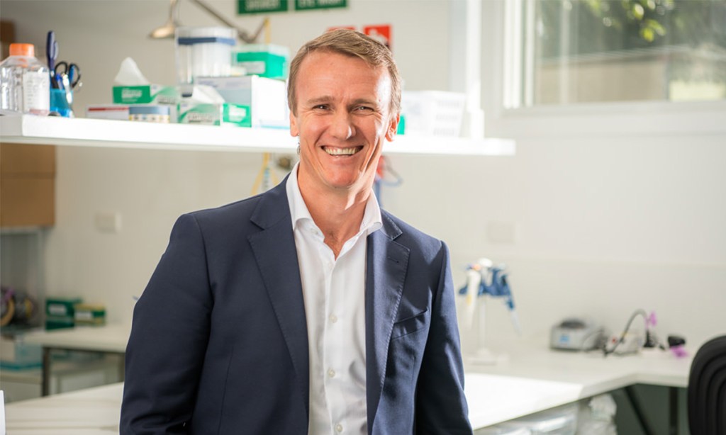 Sean Parsons, CEO and Managing Director of Ellume, which has turned a Queensland Government grant into a $500 million global operation. (File image).