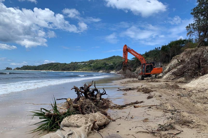 Thumbnail for Battle to save Byron as king tides, 8m seas cause ‘massive erosion’