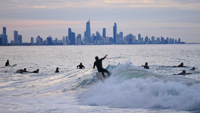 The Gold Coast, Sunshine Coast and other areas of south-east Queensland, and Townsville, will be out of lockdown this weekend - but not Brisbane or Moreton. Photo: ABC