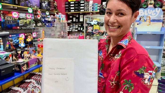 Thumbnail for Christmas comes early as ‘secret helper’ pays off every lay-by at Gold Coast toy store