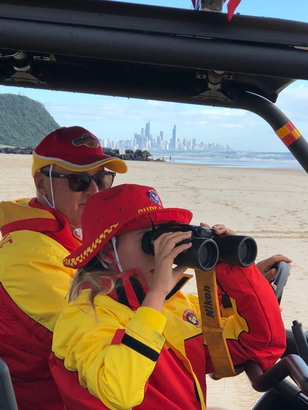 Surf Life Saving Queensland said they had been involved in 110 rescues primarily off southeast beaches on Monday and another 20 on the Sunshine Coast on Tuesday (pic: Katrina Beikoff)