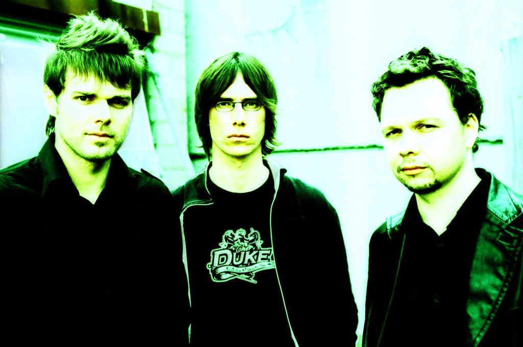 Scott Saunders, Steve Pope and Keir Nuttall of Brisbane band Transport.