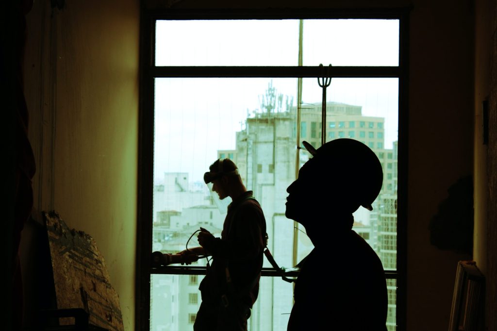 Thumbnail for Men of steel: Security guards called in to protect building materials