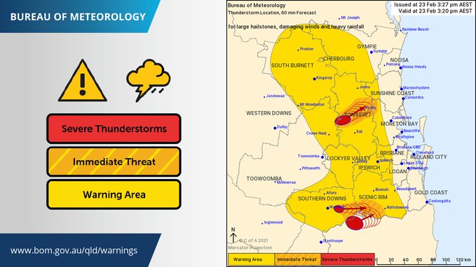 Thumbnail for Severe storms bear down on south-east Queensland