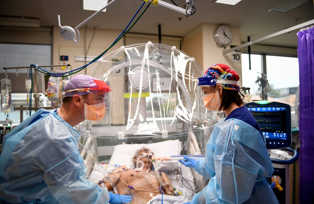 Intensive care wards continue to be under stress in countries such as Brazil and India. Photo: Penny Stephens.