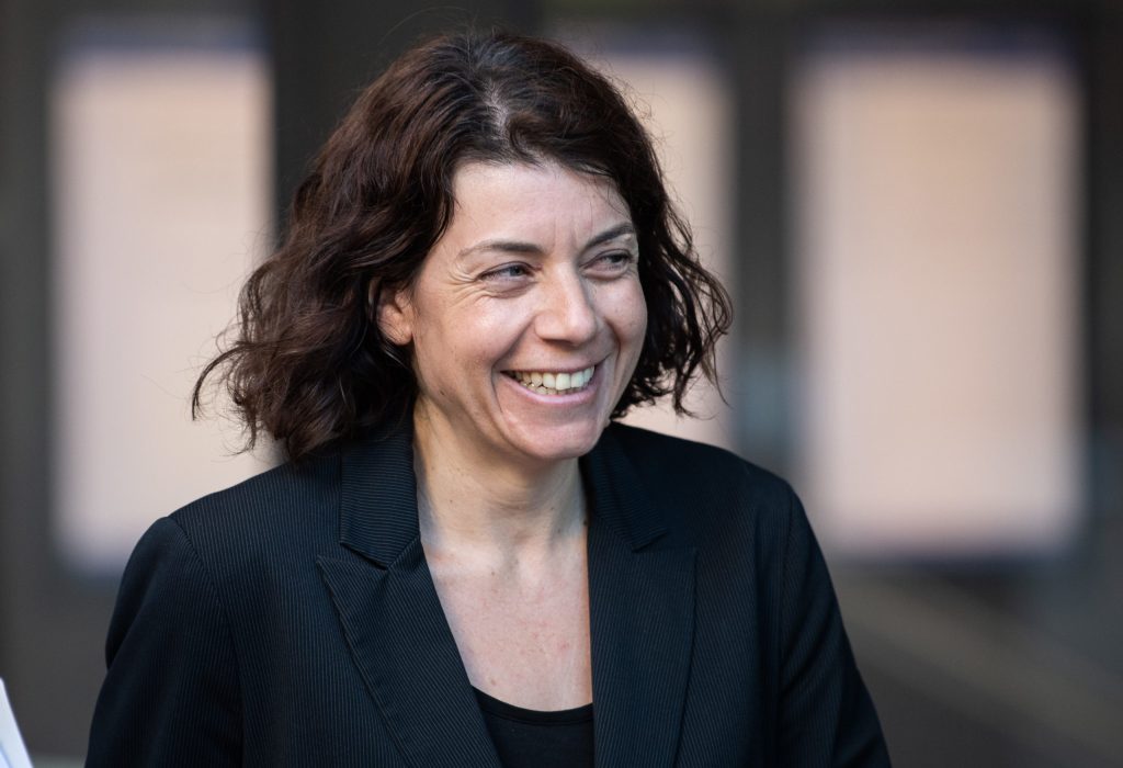 Barrister Sue Chrysanthou arriving at at NSW Federal Court. (AAP Image/James Gourley) 