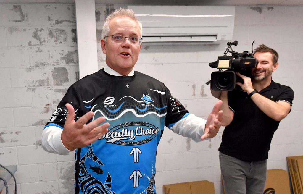  Prime Minister Scott Morrison has been accused of bad judgement for ignoring border lockdowns to make a trip home for Father's Day (AAP Image/Darren England) 