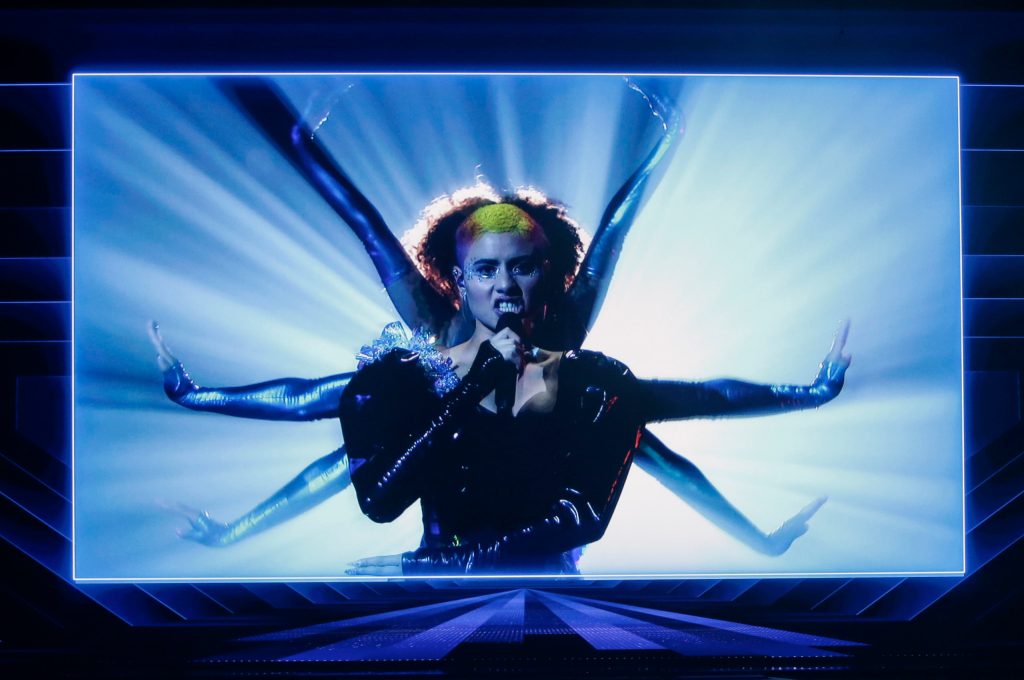 Thumbnail for ‘Babes, I knew this would happen’: Montaigne fails to hit Eurovision peak