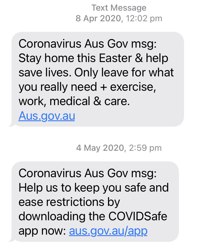 Thumbnail for Official COVID-19 messages look like scams, warns ACCC