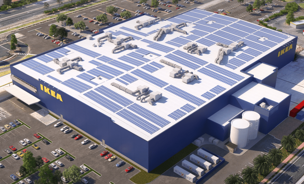 The Adelaide Ikea project that has turned a rooftop into a power station