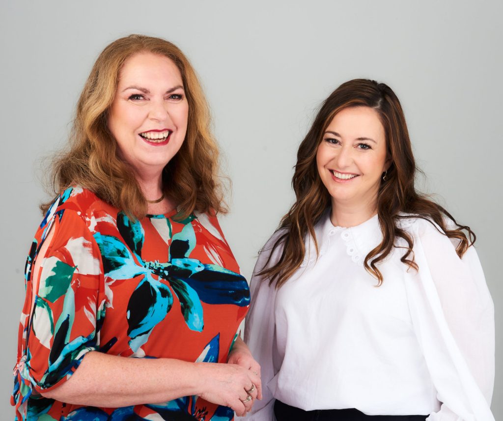 121 Care Co-CEOs Kym Chomley and Feda Adra. (Supplied image)
