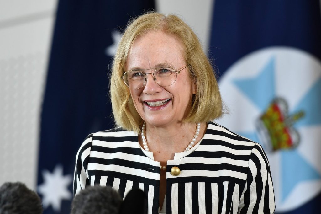 Dr Jeannette Young will become the next Governor of Queensland. (AAP Image/Albert Perez)