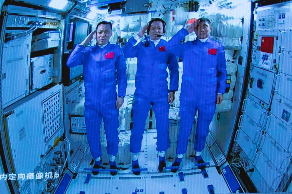 Thumbnail for China’s space program leaps ahead as ‘taikonauts’ in orbit