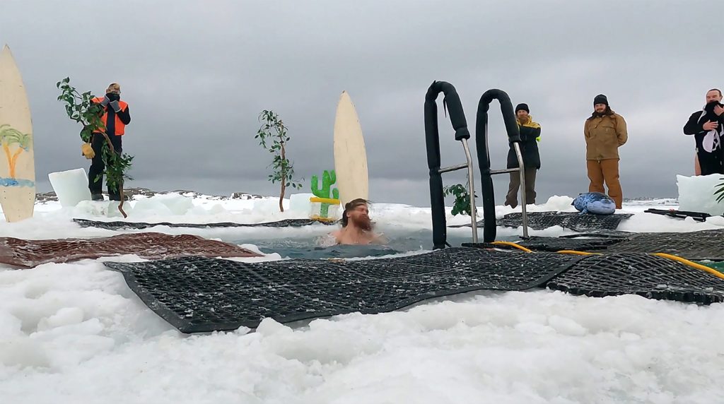 Thumbnail for Nice morning for a dip: Aussies keep tradition alive with icy swim