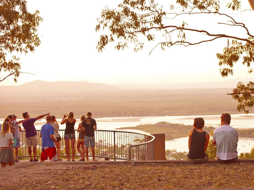 Laguna Lookout in Noosa National Park is one of the most popular, and accessible spots for bush lovers. (Source: Tourism and Events Queensland)