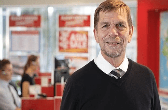 Flight Centre boss Graham "Scroo'' Turner (Image: Australian Institute of 
Business).