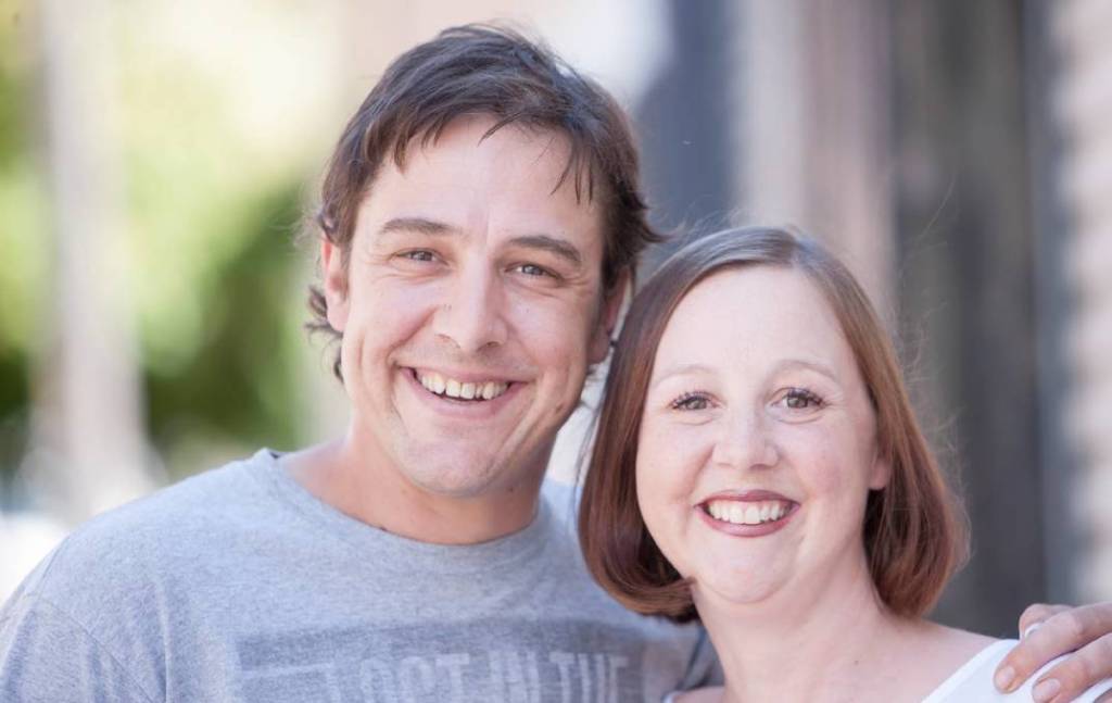 Actor and philanthropist Samuel Johnson with his sister, Connie, who died of breast cancer (Photo: Survivornet).