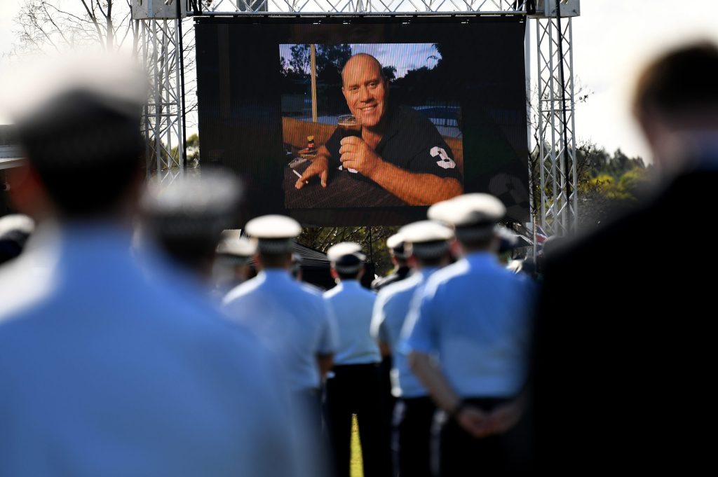 Thumbnail for ‘Only one Dave’: Police and family farewell officer killed on duty