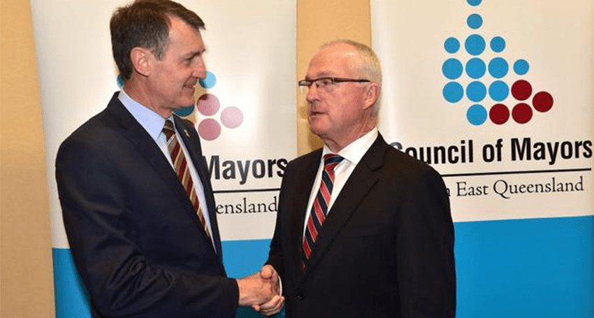 Brisbane Lord Mayor Graham Quirk and Sunshine Coast Mayor Mark Jamieson were early prime movers of the Brisbane 2032 bid.
