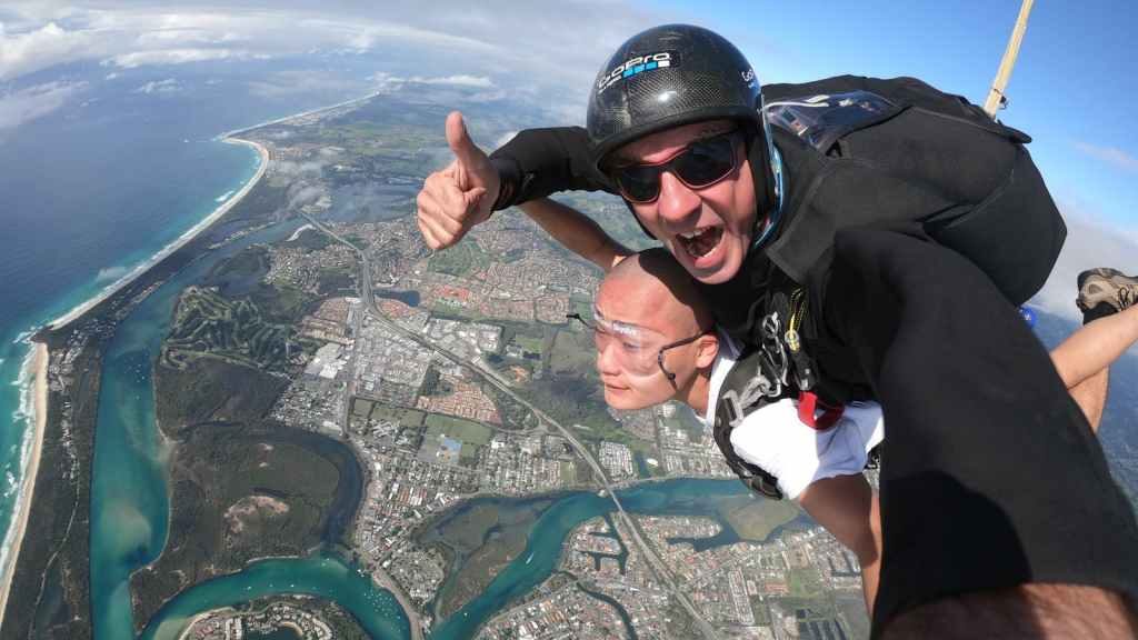City of Gold Coast has approved a 12-month trial of beach skydiving on the Spit, amid fears the city will become known as the "old Coast". (Photo: Destination GC)