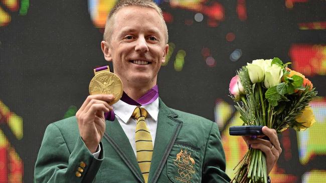 Australian Jared Tallent was awarded the gold for the 50km race walk at the 2012 London Olympics four years after Russian Sergey Kirdyapkin was disqualified. (Julian Smith/AAP)