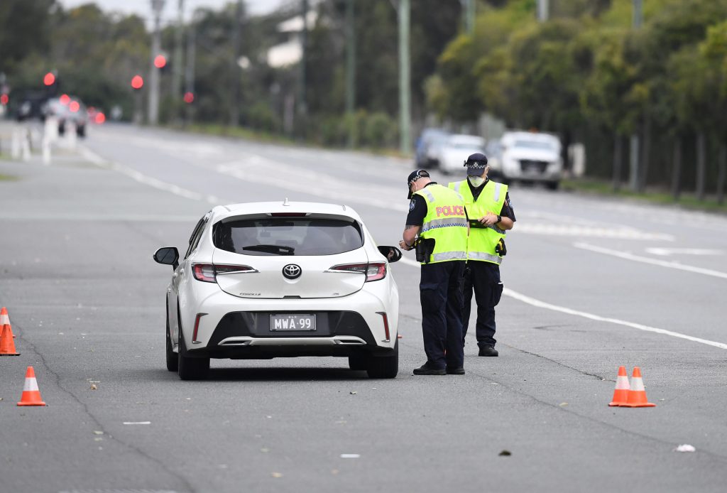 Thumbnail for Police begin RBT-style stops, SEQ told to bunker down as active Delta cases reach 100