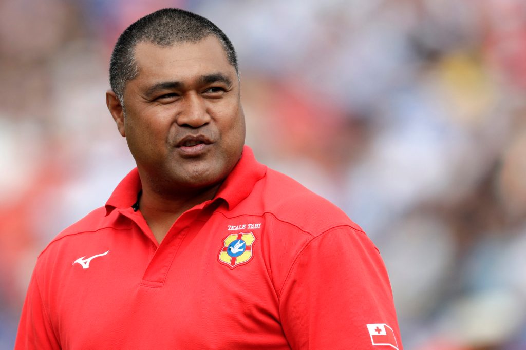 Toutai Kefu has been seriously injured and three other members of his family received knife wounds during an alleged break-in at his Coorparoo home on Monday. (AP Photo/Aaron Favila, File)