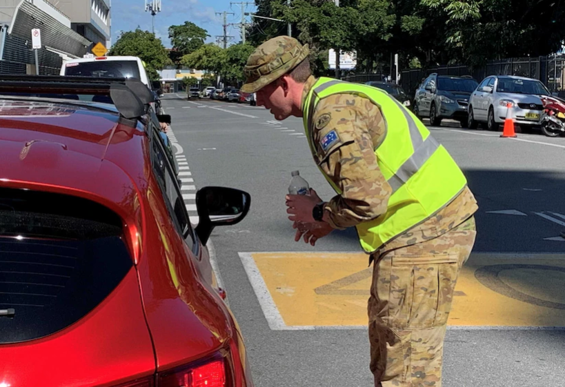 Thumbnail for Troops move in to secure border, with fears lockdown will be long one