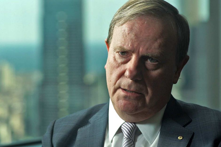 Future Fund chair Peter Costello. (Image: ABC)