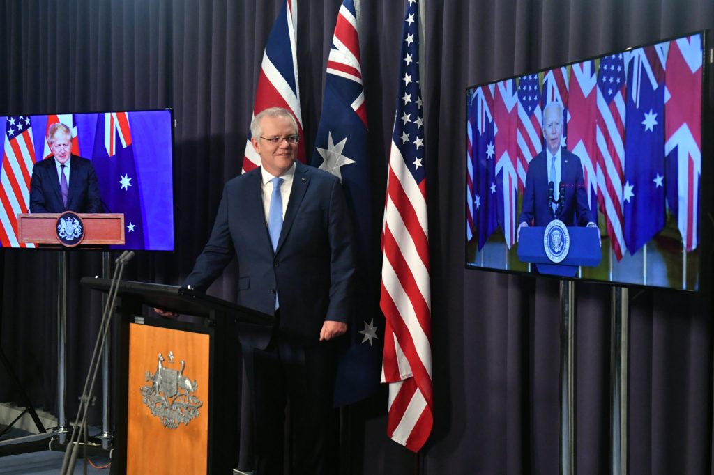 Thumbnail for Three amigos: New security pact with US and UK will see Australia go nuclear