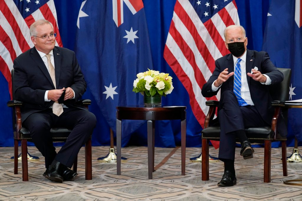 Thumbnail for Morrison insists AUKUS pact necessary to ensure regional security