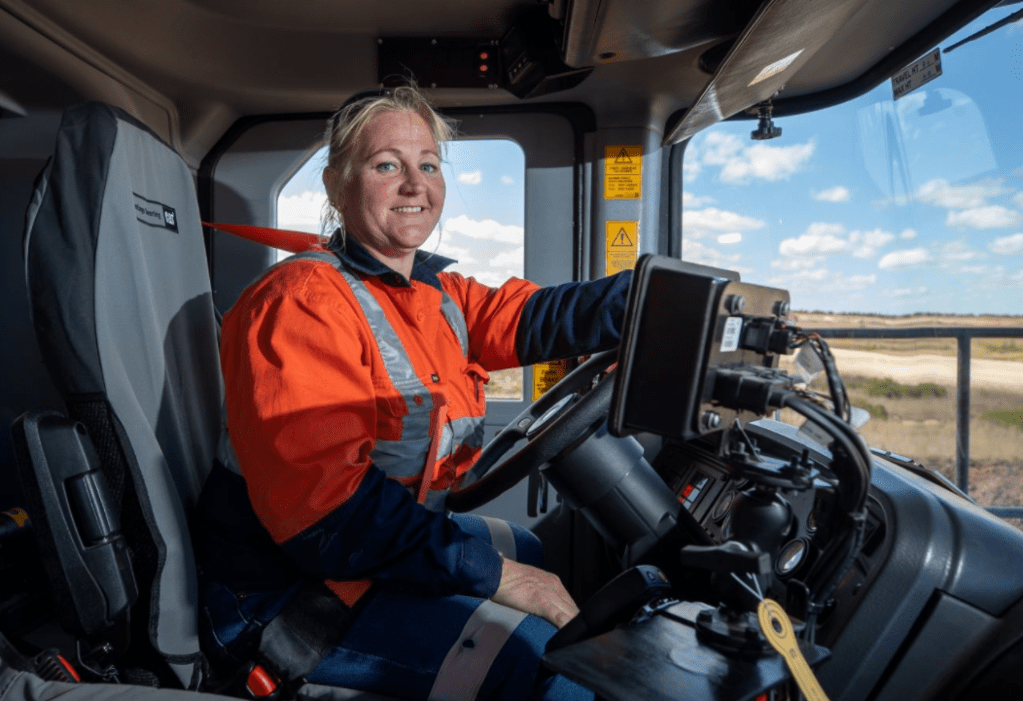 Adani truck driver Carley McLean