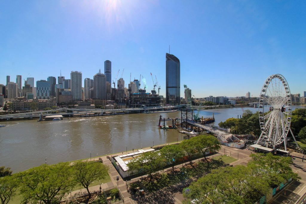 Thumbnail for Walk this way: First look as Queens Wharf’s 1000 tonne span hits fresh milestone