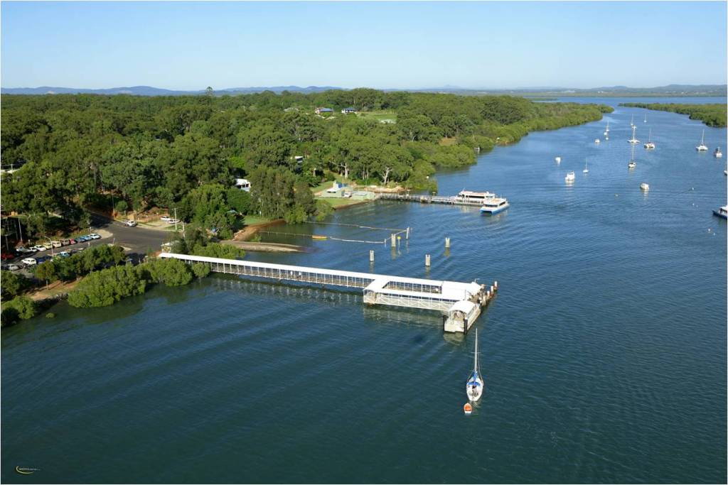 Russell Island's ferry terminal