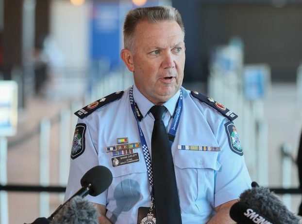 Queensland Police Deputy Commissioner Shane Chelepy. (AAP Image/Russell Freeman) 