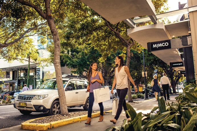 Fortitude Valley's James Street has maintained activity throughout much of the pandemic.