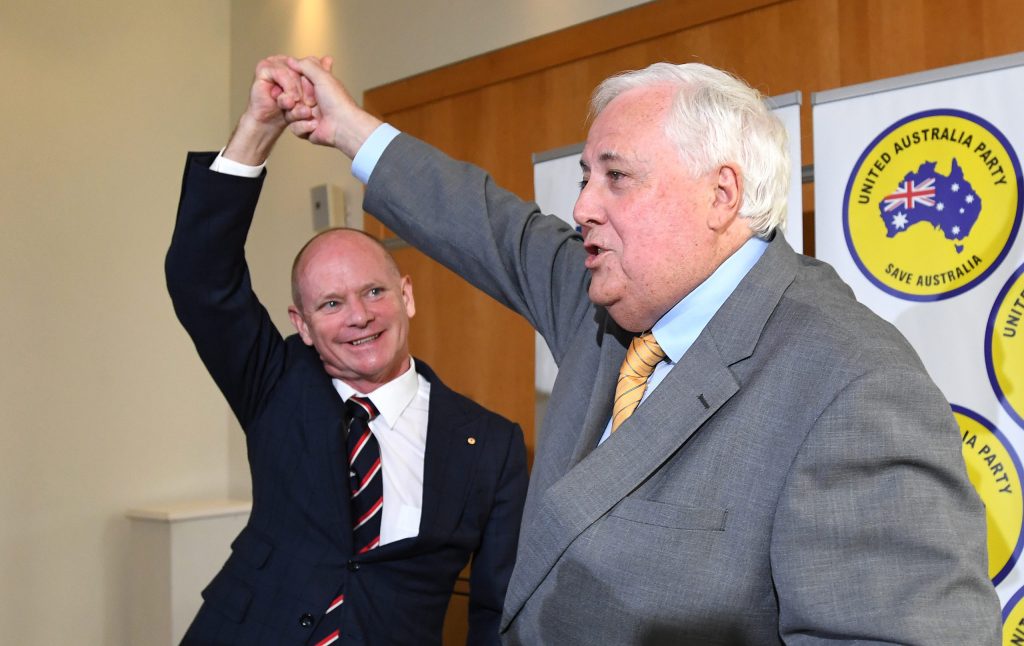Thumbnail for Once were enemies: Palmer, Newman buddy up in preference deal