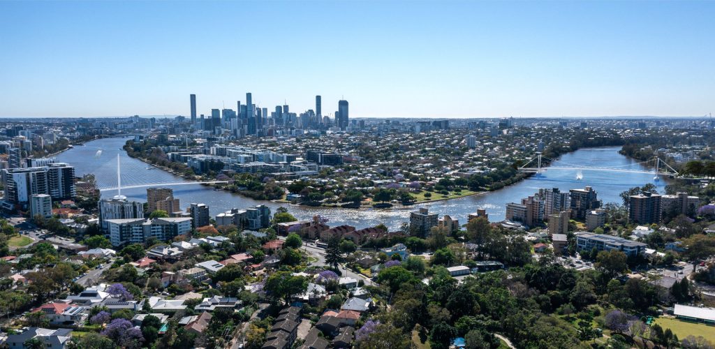 A design of the proposed West End Bridges (Image: Brisbane City Council)