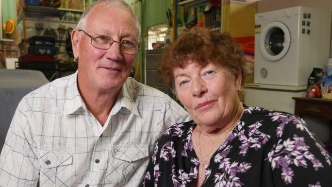 Bill and Margaret Spedding have had to move homes several times since Bill was wrongly accused. Photo: ABC/Four Corners