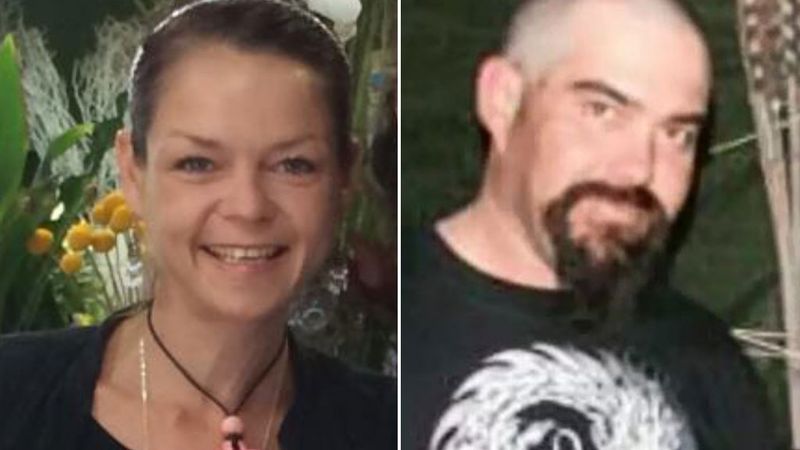 Shae Francis (left) was allegedly killed by her boyfriend Jason Cooper (right), who lived with her body for weeks . (Image: Supplied)