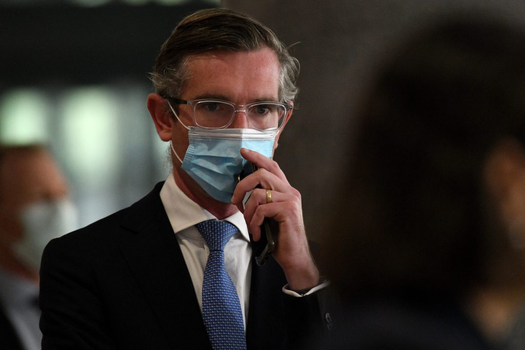 NSW Premier Dominic Perrottet. (AAP Image/Bianca De Marchi)