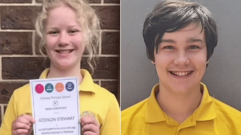 Addison Stewart and Zane Gardam were among the five children killed in the tragedy. Credit: GoFundMe